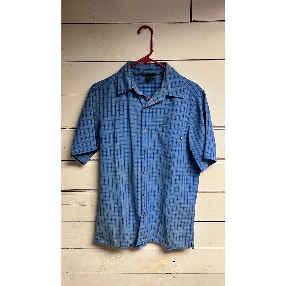 Men's Lightweight & Breathable Blue Button Down Short Sleeve From MARMOT